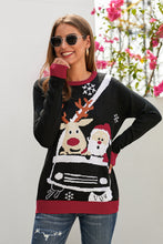 Load image into Gallery viewer, Santa Claus Reindeer Christmas Sweater