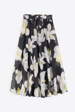Load image into Gallery viewer, Full Size Floral Tie-Waist Skirt