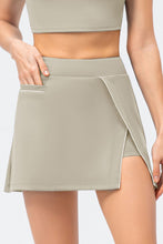 Load image into Gallery viewer, Contrast Stitching Wrap Athletic Skort