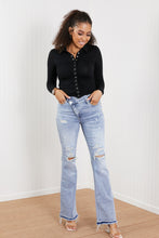 Load image into Gallery viewer, Valerie Full Size Crossover Flared Jeans