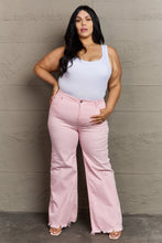 Load image into Gallery viewer, Raelene Full Size High Waist Wide Leg Jeans in Light Pink