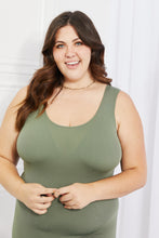 Load image into Gallery viewer, On My Mind Full Size Mini Slip Dress in Sage