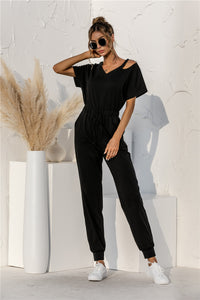 Isla Cut Out Drawstring Jumpsuit