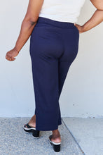 Load image into Gallery viewer, In The Mix Full Size Pleated Detail Linen Pants in Dark Navy