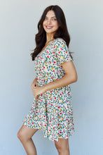 Load image into Gallery viewer, Follow Me Full Size V-Neck Ruffle Sleeve Floral Dress