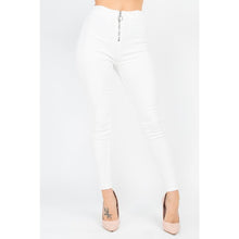 Load image into Gallery viewer, White High Waist Denim Jeans - Women’s Clothing